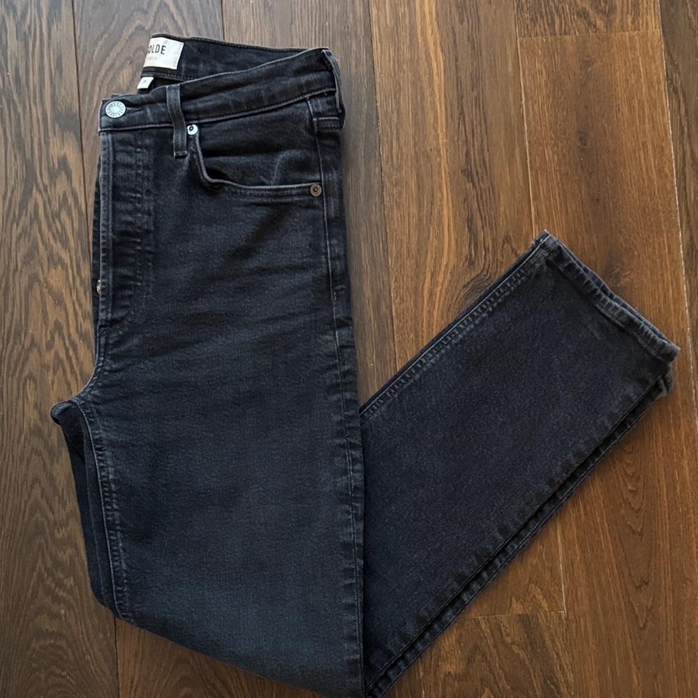 Agolde Charcoal Denim Jeans
